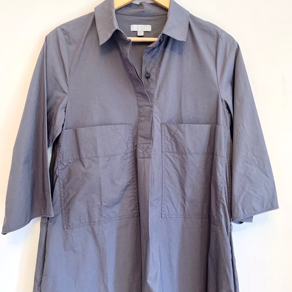 COS Casual A-line Pocket Dress In Charcoal Size 4 - Picture 2 of 15